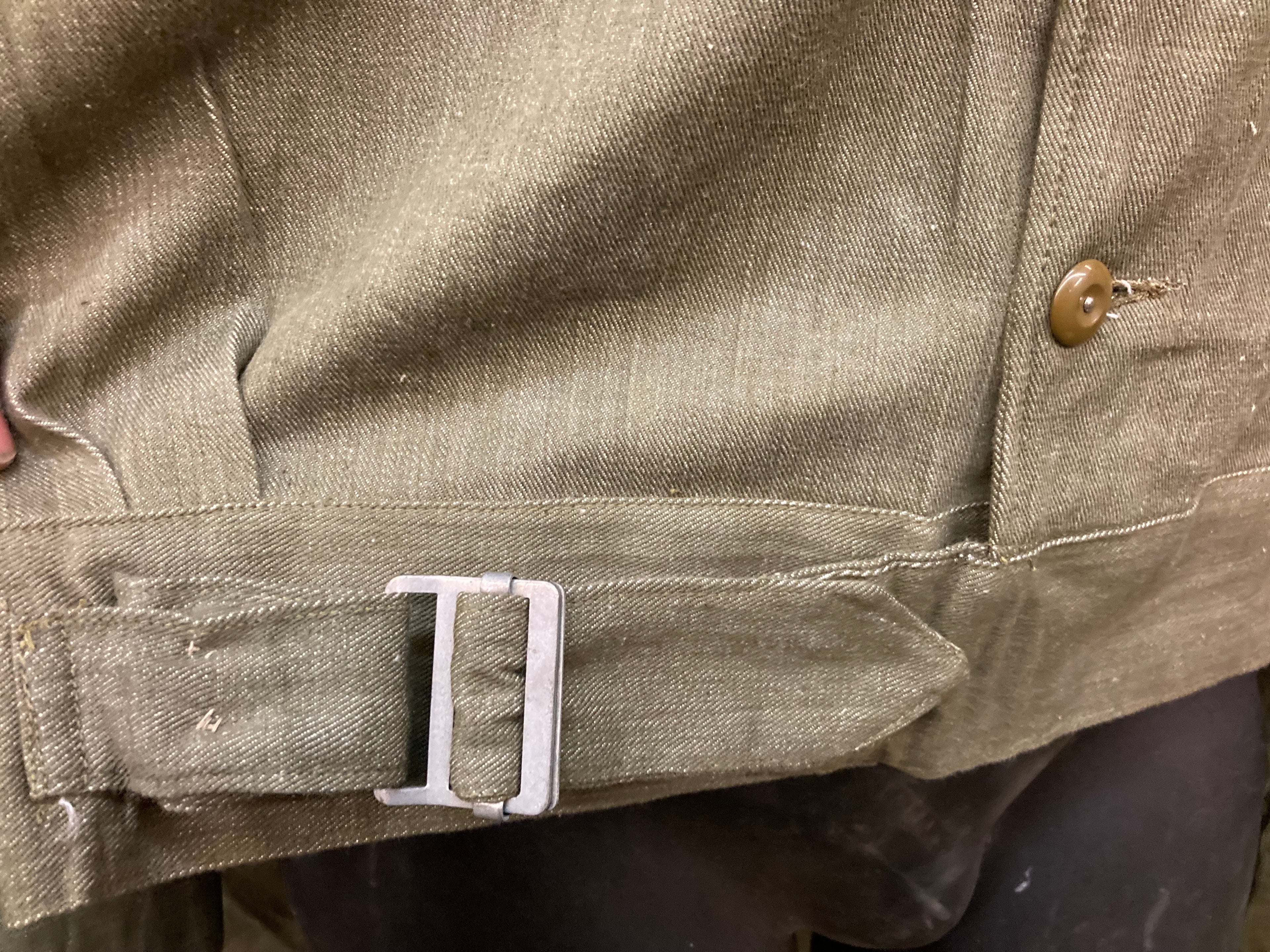 Vintage British Denim WWII Style Battledress Coat *Rare*