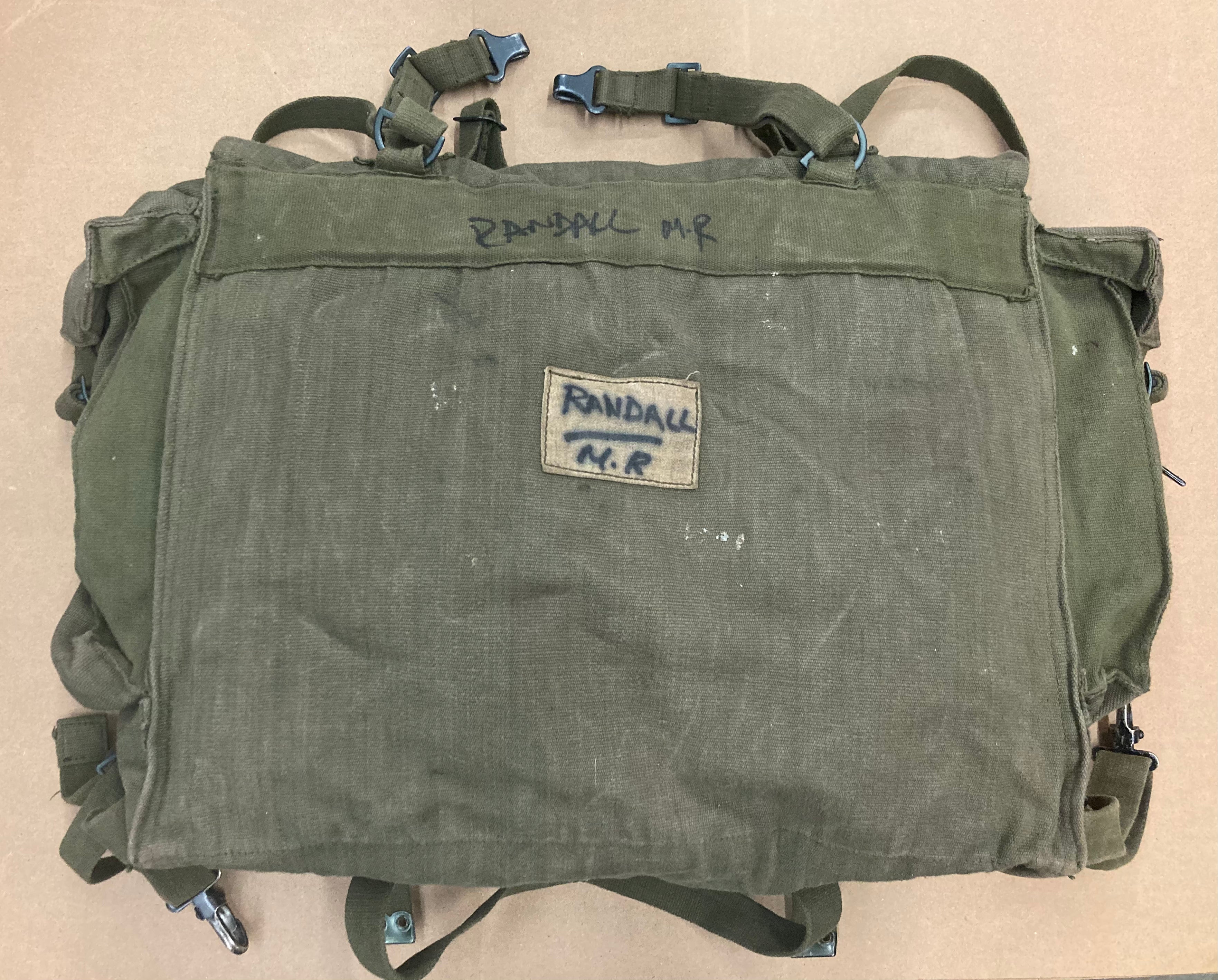 P58 Backpack Green British Cold War Era