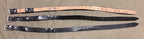 Vintage East German Black 1960's 3 Pack of Straps
