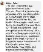 Glass anti fog cleaning eyeglasses kit