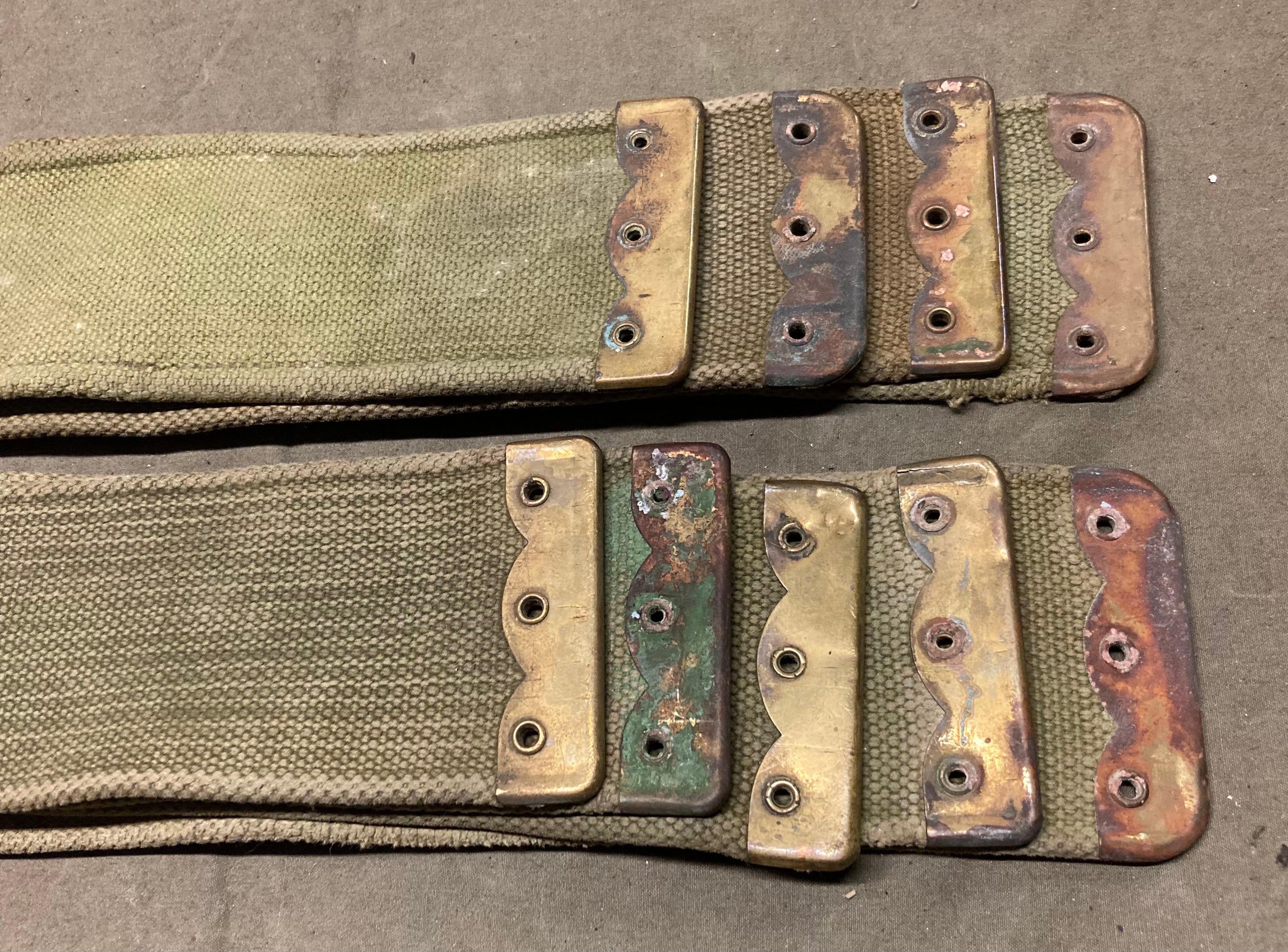 P08 Belt Green-Khaki British WWI