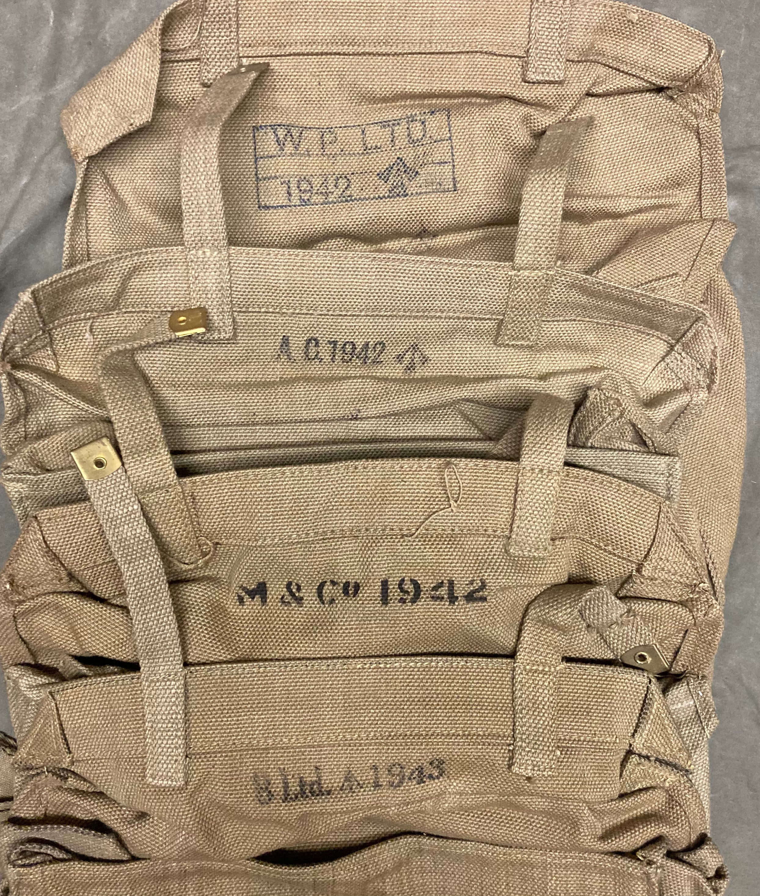 Vintage WWII British Shell Dressing Bag