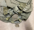 Vintage US Military Parachute Deployment Bag and Static Line and Hook