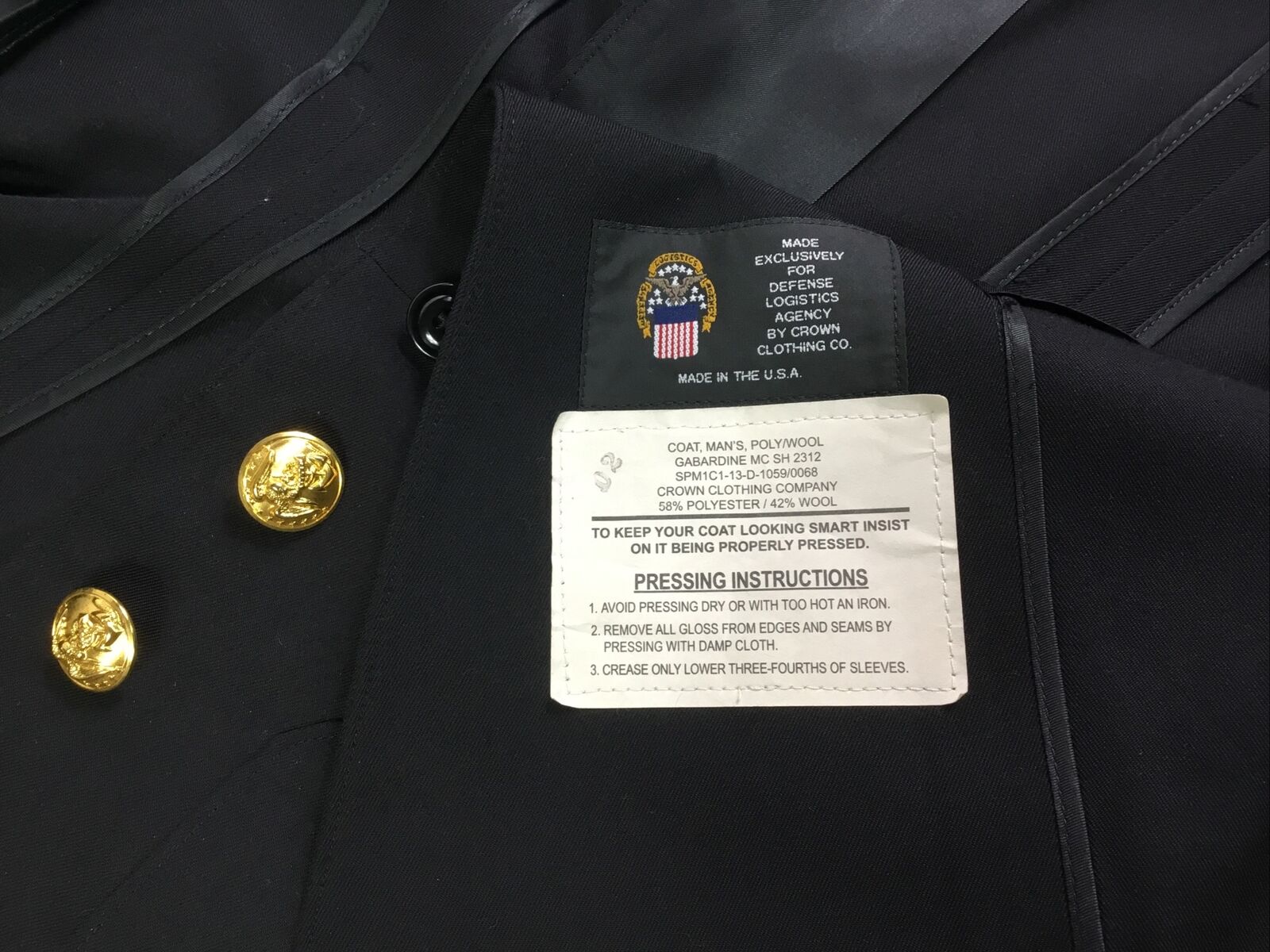 Authentic USMC DRESS BLUE JACKET