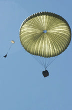 Vintage US Military Green 100 FT Diameter G-11 Cargo Parachute
