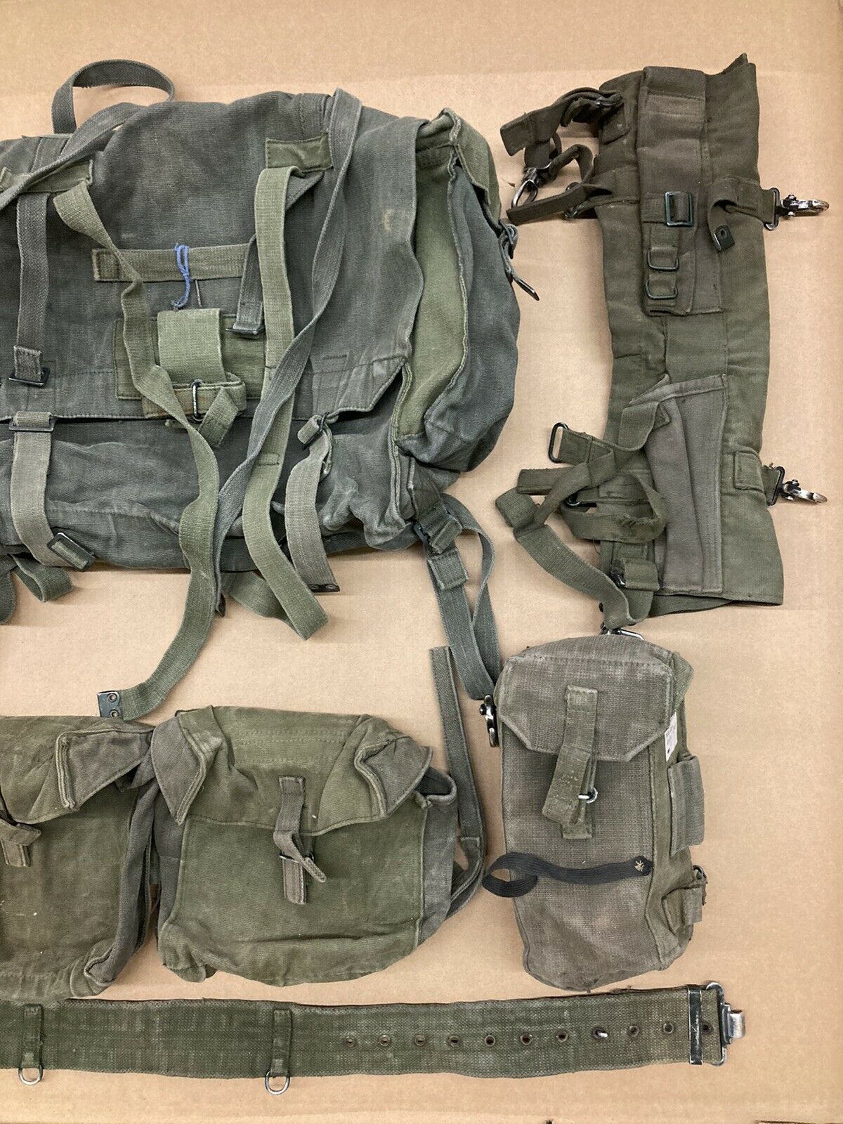 P58 Web Equipment Set Green British Cold War Era