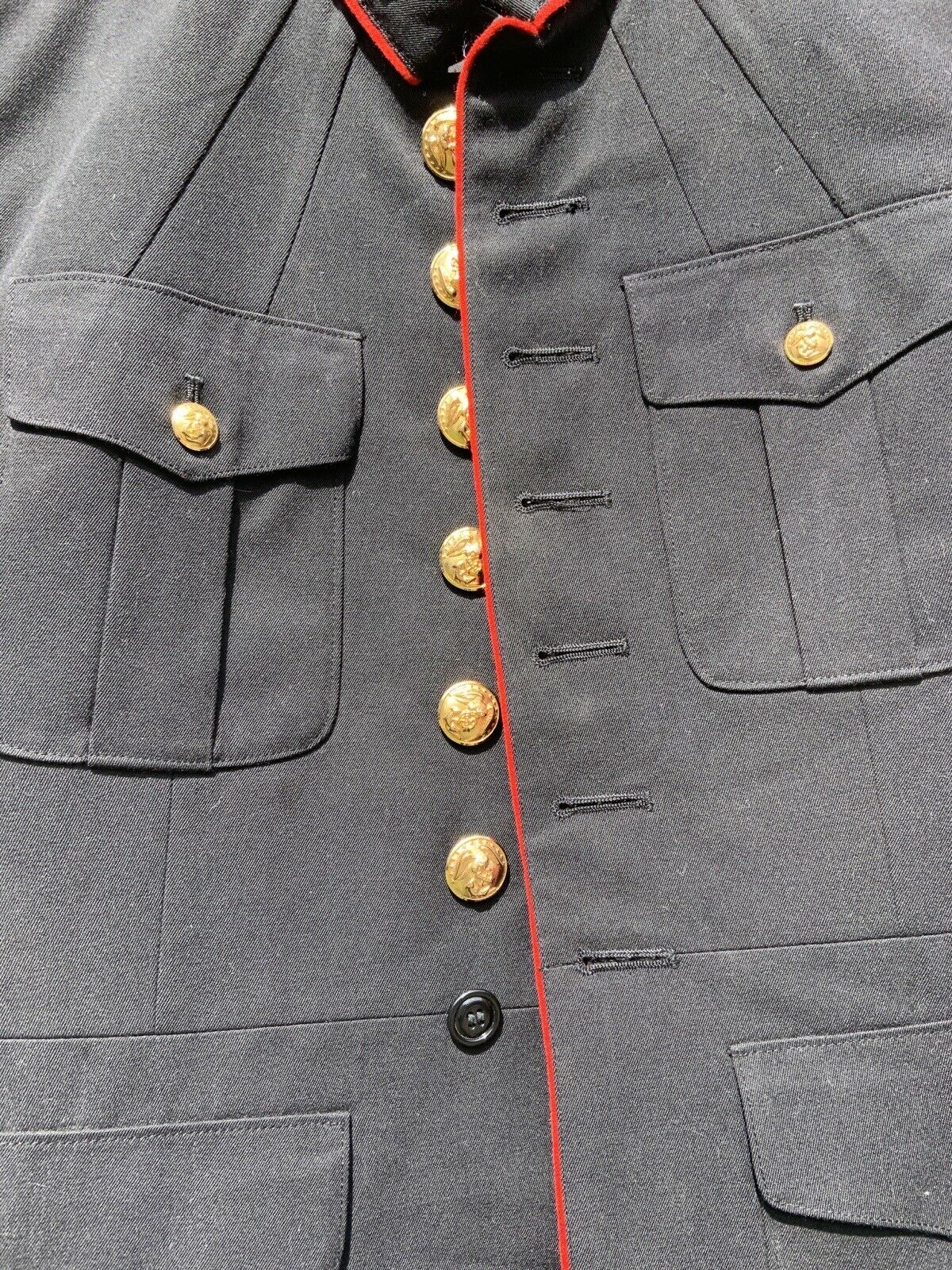 Authentic 41R USMC Dress Blue Jacket